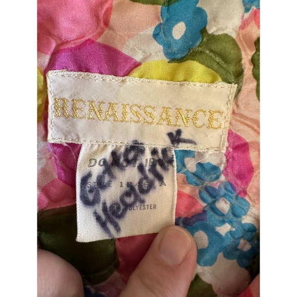 Renaissance Vintage 1960s Union Made in‎ USA Dress Size M - Picture 6 of 10